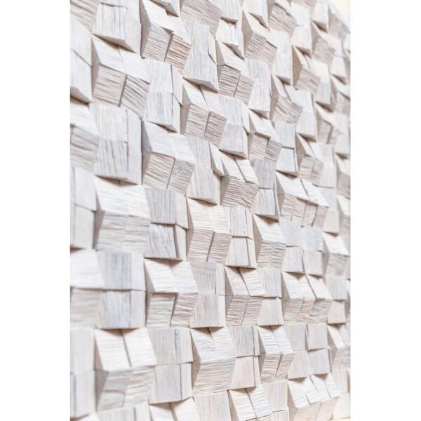 Мозаика и 3D панели из дерева Tarsi Домчик Белый 3Д.1.0.3.1 300x300