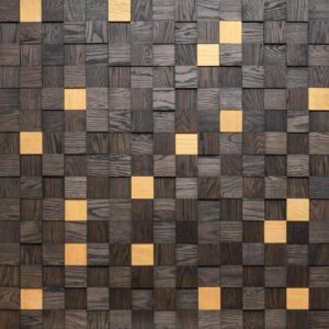 Мозаика и 3D панели из дерева Tarsi Студия Эбен со вставками 300x300