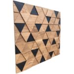 Мозаика и 3D панели из дерева Tarsi Трой Дуб/Термоясень Натур 388x388